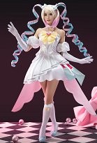 Necessitario Streamer Overload KAngel Escenario Outfit Cosplay Disfraz Top y Falda con Calcetines y Mangas Necessitario Streamer Overload KAngel Escenario Outfit Cosplay Disfraz Top y Falda con Calcetines y Mangas
