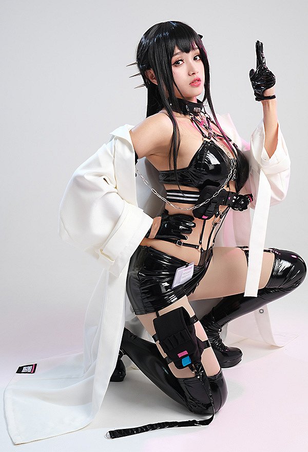 Goddess of Victory: Nikke Mihara Cosplay Costume Bra and Skirt with Panty and Belt