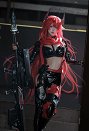 Diosa de la Victoria: Nikke Caperucita Roja Cosplay Disfraz Top y Pantalones con Chaqueta