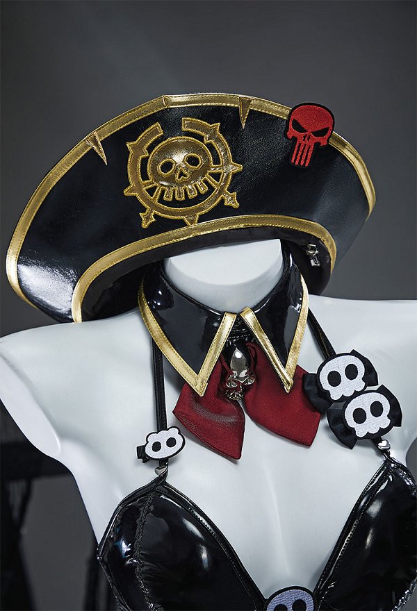 Diosa Nikke Mast Cosplay Disfraz Tanga Corto con Delantal y Sombrero