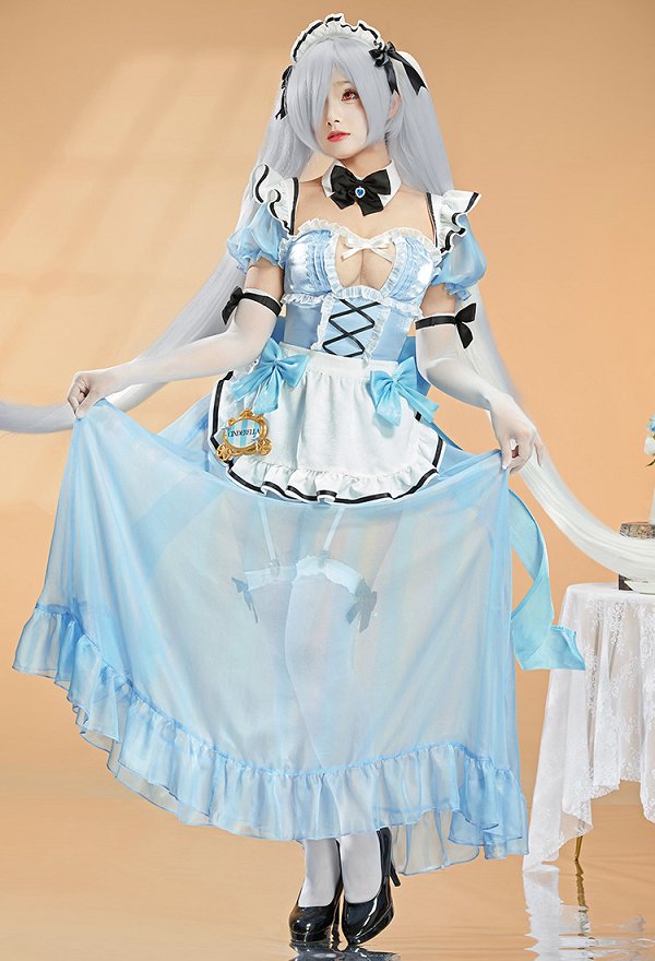 NIKKE シンデレラ ビューティフルミー コスプレ 衣装 Goddess of Victory: Nikke Cinderella Cosplay Costume - Maid Outfit
