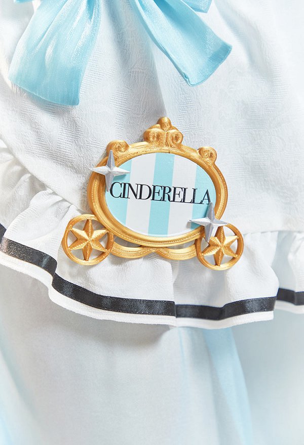Goddess of Victory: Nikke Cinderella Coffee Maid Cosplay Costume Dress with Apron and Panty