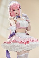Goddess of Victory: Nikke Dorothy Maid Outfit Cosplay Costume Top and Skirt with Headband and Collar Goddess of Victory: Nikke Dorothy Maid Outfit Cosplay Costume Top and Skirt with Headband and Collar