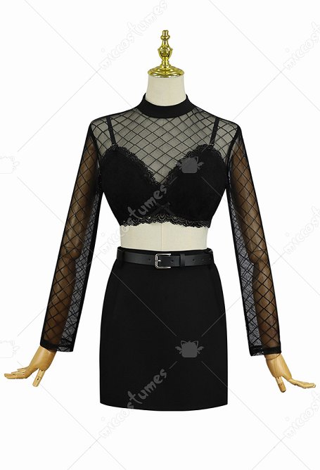 Goddess of Victory Nikke Privaty Sharp Lesson Skin Cosplay Disfraz Top y chaqueta con falda y calcetín