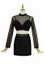 Goddess of Victory Nikke Privaty Sharp Lesson Skin Cosplay Disfraz Top y chaqueta con falda y calcetín
