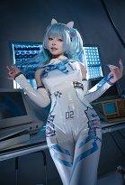 La Déesse de la Victoire: Nikke Shifty costume cosplay de Combinaison avec Ceinture et Gants La Déesse de la Victoire: Nikke Shifty costume cosplay de Combinaison avec Ceinture et Gants