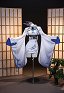 Goddess of Victory: Nikke Shiro Tsuru‌ Veiled Order Squad Skin Cosplay Costume Dress and Jacket with Bunny Ear Headpiece and Belt