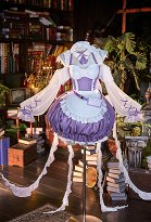 Goddess of Victory: Nikke Liberalio Cafe Maid Skin Cosplay Costume Dress with Apron and Sleeves Goddess of Victory: Nikke Liberalio Cafe Maid Skin Cosplay Costume Dress with Apron and Sleeves