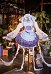 Goddess of Victory: Nikke Liberalio Cafe Maid Skin Cosplay Kostüm Kleid mit Schürze und Ärmeln