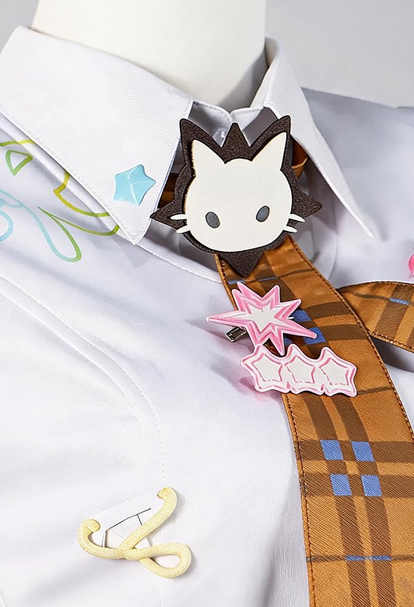 Goddess of Victory: Nikke Star Anis Skin Stage Outfit Cosplay Costume Top and Jacket with Vest and Skirt Goddess of Victory: Nikke Star Anis Skin Stage Outfit Cosplay Costume Top and Jacket with Vest and Skirt
