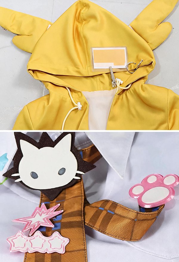 Goddess of Victory: Nikke Star Anis Skin Stage Outfit Cosplay Costume Top and Jacket with Vest and Skirt Goddess of Victory: Nikke Star Anis Skin Stage Outfit Cosplay Costume Top and Jacket with Vest and Skirt