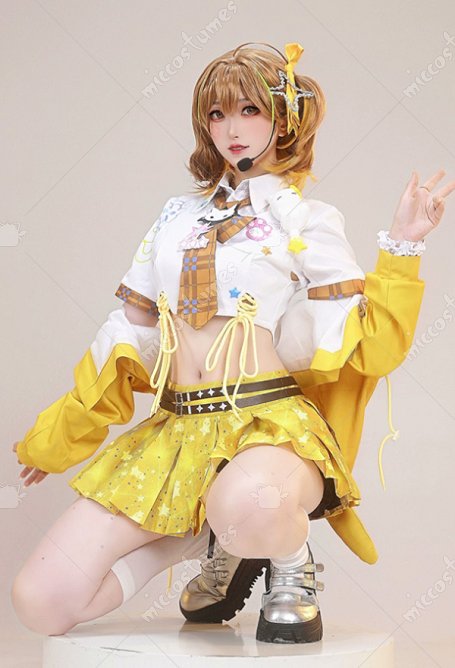Goddess of Victory: Nikke Star Anis Skin Stage Outfit Cosplay Costume Top and Jacket with Vest and Skirt