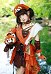 Justice Cosplay Disfraz de Panda Vestido y Delantal con Cola y Tocado