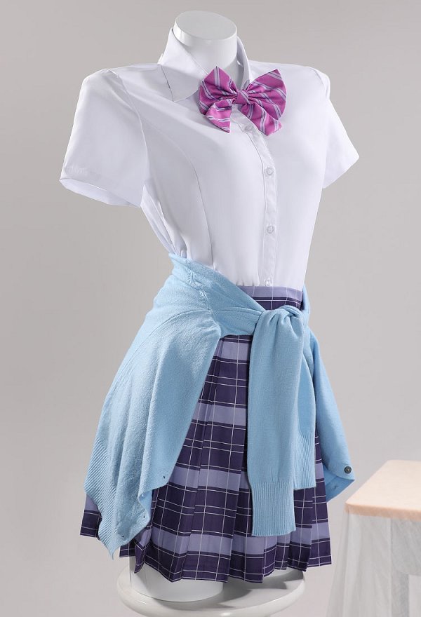 You Were Experienced, I Was Not: Our Dating Story Costume de Cosplay Luna Shirakawa Ensemble D'uniforme Scolaire You Were Experienced, I Was Not: Our Dating Story Costume de Cosplay Luna Shirakawa Ensemble D'uniforme Scolaire
