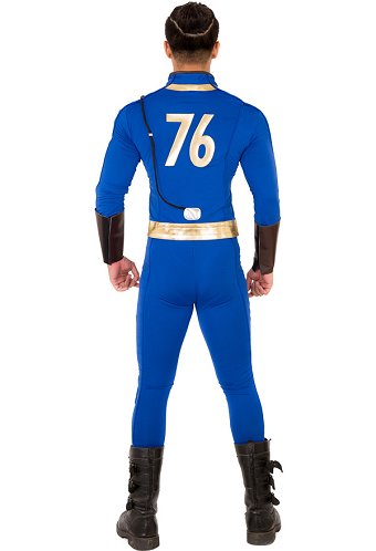Fallout 76 Soldier 76 Cosplay Costume Adult Vault Jumpsuit Two-Piece Suit Jacket Pants