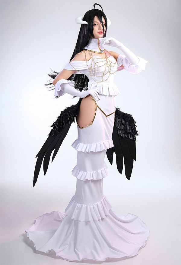 The Undead King Arubedo Cosplay Kostüm Damen Sexy Lang Cutout Schulterfreies Meerjungfrauenrock Cosplay Cutout Rock The Undead King Arubedo Cosplay Kostüm Damen Sexy Lang Cutout Schulterfreies Meerjungfrauenrock Cosplay Cutout Rock