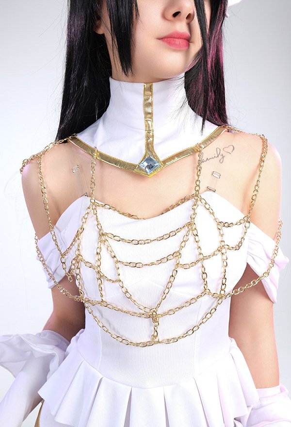 The Undead King Arubedo Cosplay Kostüm Damen Sexy Lang Cutout Schulterfreies Meerjungfrauenrock Cosplay Cutout Rock The Undead King Arubedo Cosplay Kostüm Damen Sexy Lang Cutout Schulterfreies Meerjungfrauenrock Cosplay Cutout Rock