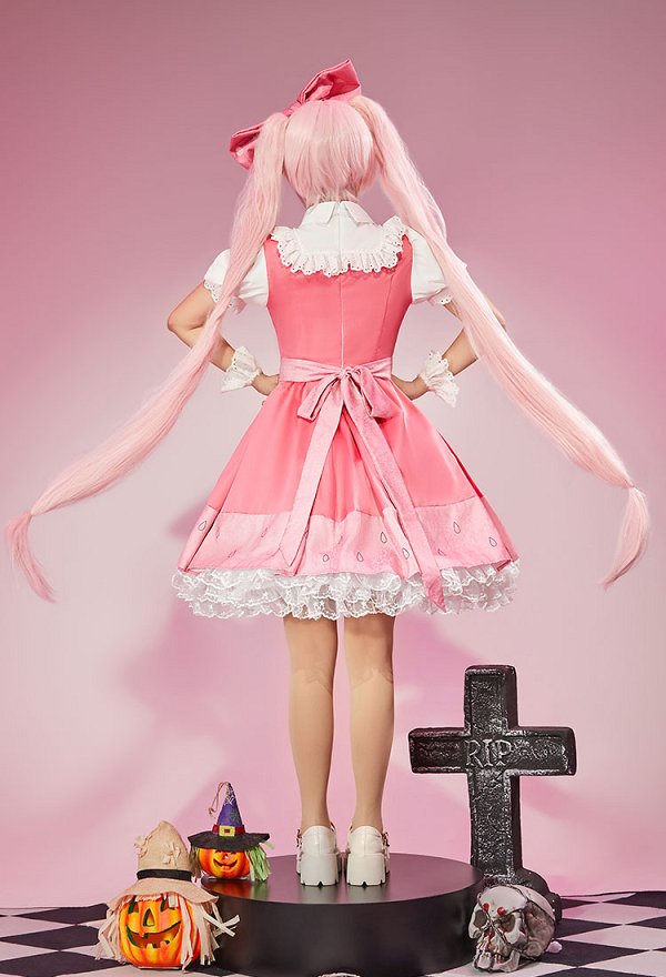 OMORI Sweetheart Cosplay Costume Princess Style Dress with Belt and Crinoline OMORI Sweetheart Cosplay Costume Princess Style Dress with Belt and Crinoline