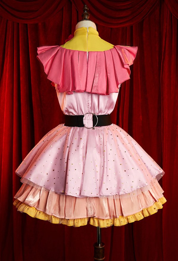 Oshi no Ko Hoshino Ai Cosplay Costume Kawaii Pink Dress Set