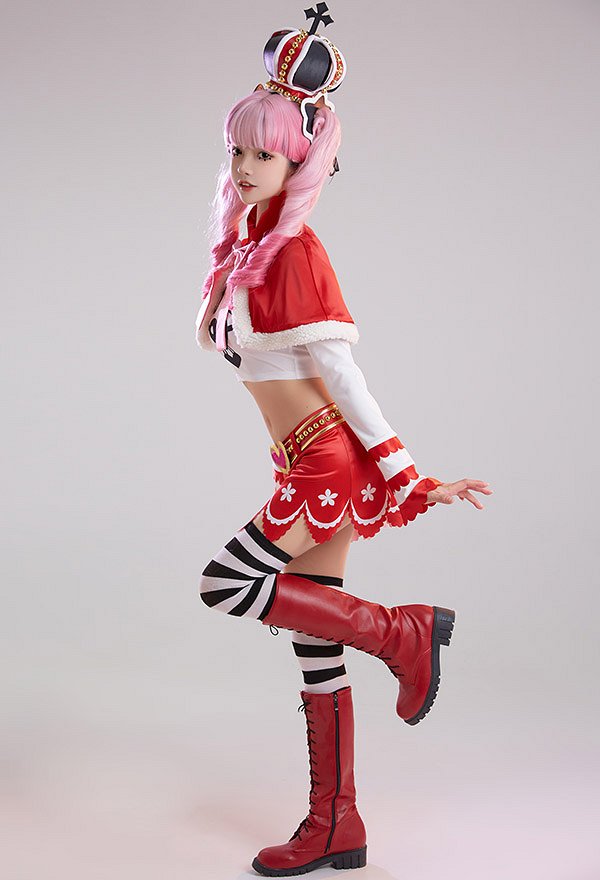Perona One Piece Cosplay Kurz Umhang Rock Socken Gürtel Krone Zubehör Set Cosplay Kostüm Perona One Piece Cosplay Kurz Umhang Rock Socken Gürtel Krone Zubehör Set Cosplay Kostüm