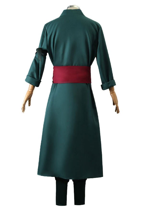 One Piece Roronoa Zoro Cosplay Costume Uniforme de Verde