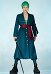 OP Roronoa Zoro Cosplay Costume Green Coat Uniform Set