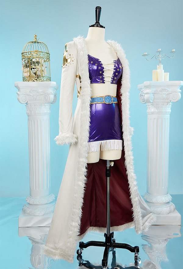OP Robin Disfraz de Cosplay Sujetador y Minifalda Combinados con Capa y Sombrero OP Robin Disfraz de Cosplay Sujetador y Minifalda Combinados con Capa y Sombrero