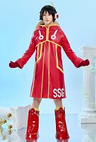 OP Egghead Arc Luffy Cosplay Disfraz Abrigo Largo Rojo con Capucha y Guantes con Calcetines y Gorro OP Egghead Arc Luffy Cosplay Disfraz Abrigo Largo Rojo con Capucha y Guantes con Calcetines y Gorro
