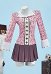 OP Nami Cosplay Kostüm Rosa Puppenkragen Kleid