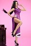 Robe de cosplay Ver OP Boa Hancock améliorée avec boucles d'oreilles