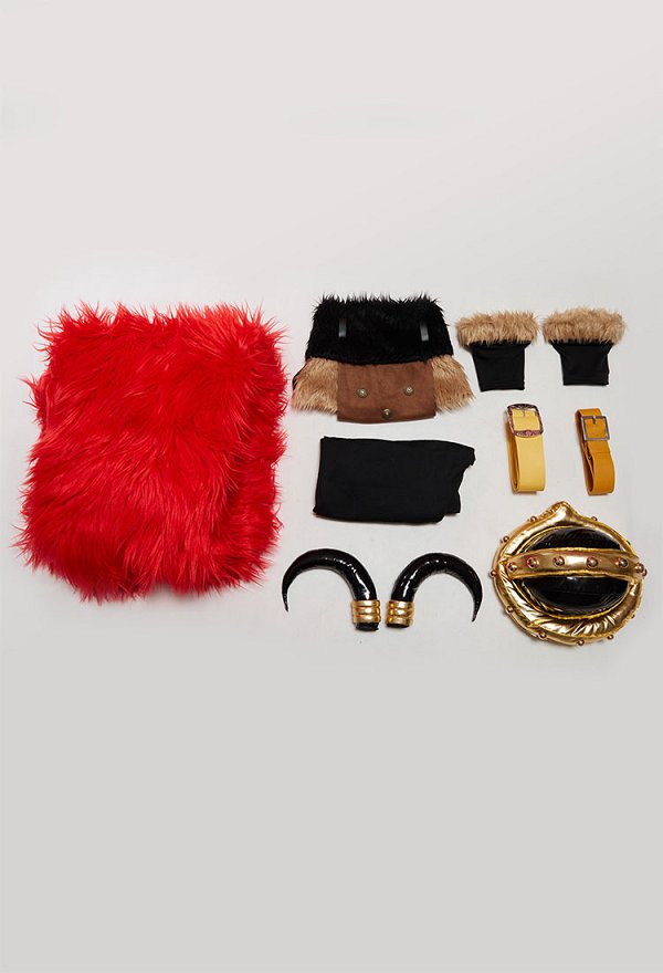Costume de cosplay OP Luffy Elbaf Arc avec cape jupe pantalon et chapeau