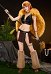 One Piece Nami Cosplay Chaleco y falda con capa y calentadores de piernas
