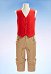 OP Luffy Live-action Movie Ver Cosplay Costume Vest with Pants