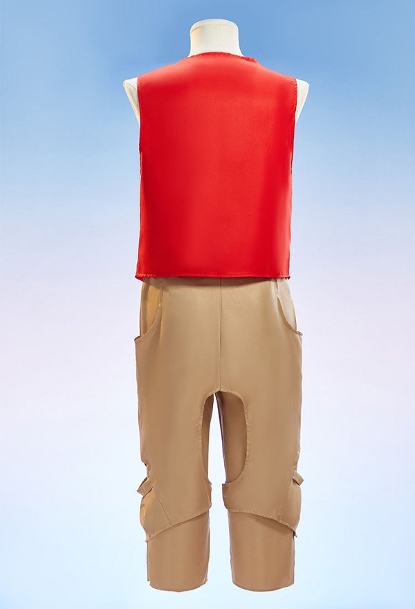 OP Luffy Cosplay Conjunto de Chaleco y pantalones OP Luffy Cosplay Conjunto de Chaleco y pantalones