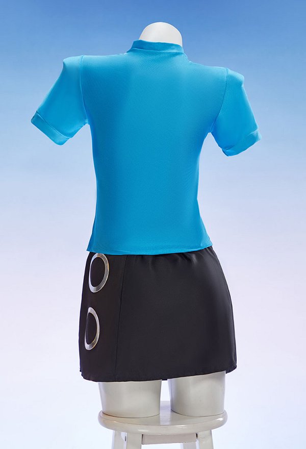OP Nami Cosplay Top y falda de traje azul