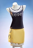 OP Nami Cosplay Traje sin mangas Top y falda