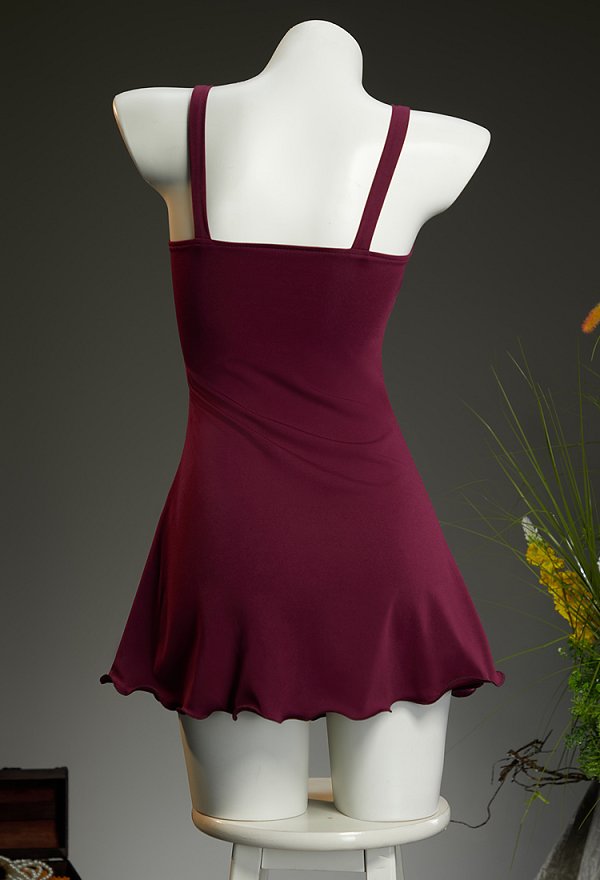Vestido Rojo de Disfraz de Cosplay de Nico Robin de One Piece
