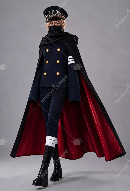 OP Manga Ver Manmayer Gunko Costume de Cosplay Masculin Haut et Pantalon avec Cape et Chapeau
