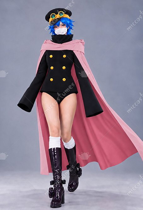 OP Anime Ver Manmayer Gunko Female Cosplay Costume Top and Shorts with Cape and Hat