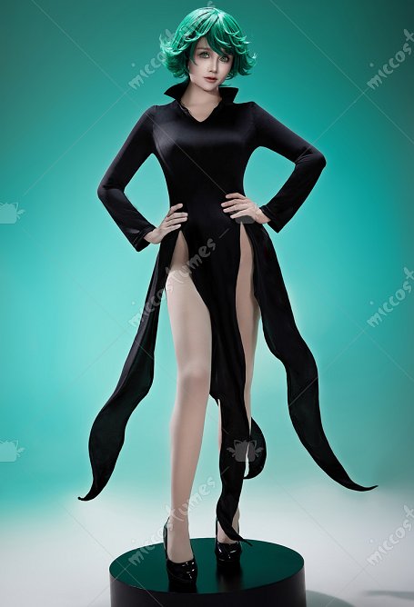 OPM Tornado of Terror Robe Noire Cosplay Costume