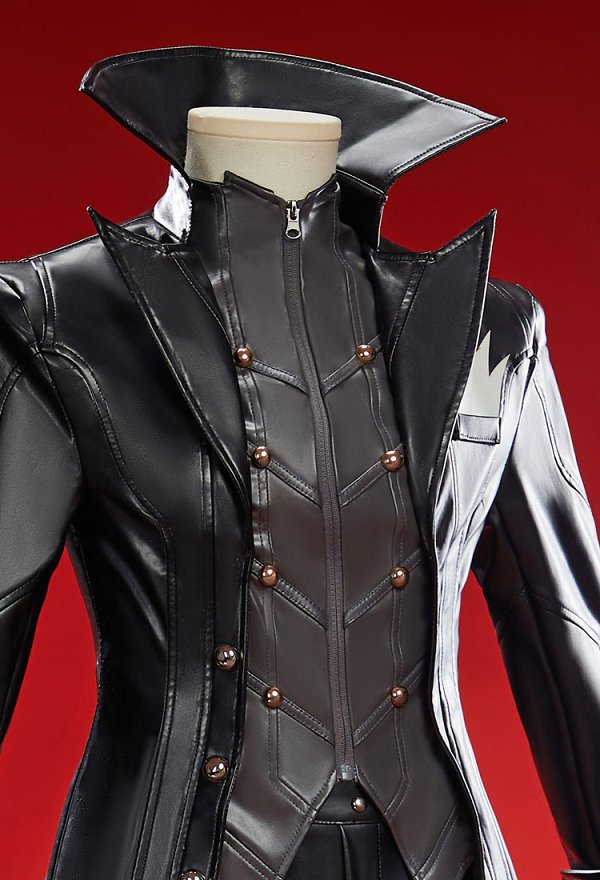 Costume de cosplay Joker édition Premium P3/P5 comprenant un manteau un pantalon des gants et un masque