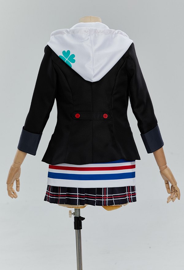 P3/P5 Ann Cosplay Costume Tank Top and Sleeveless Top with Jacket and Pleated Skirt