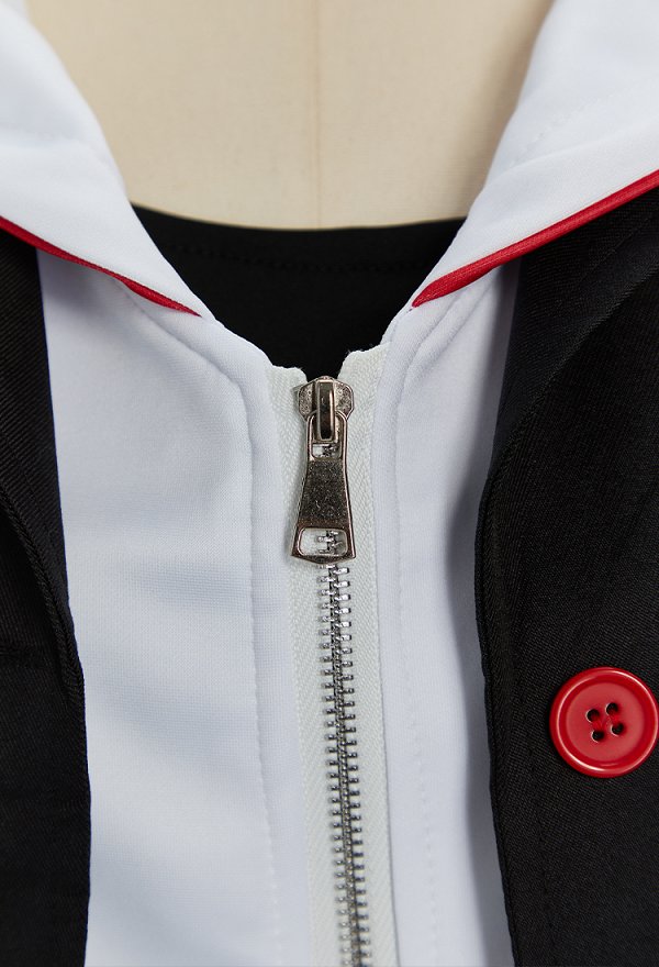P3/P5 Ann Cosplay Costume Tank Top and Sleeveless Top with Jacket and Pleated Skirt