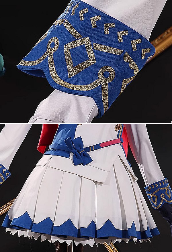 Uma Musume Pretty Derby Tokai Teio Cosplay Costume Coat and Pleated Skirt with Shawl and Gloves