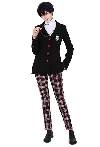 P5 Protagonist Joker Akira Kurusu The Phantom Cosplay Costume School Uniform