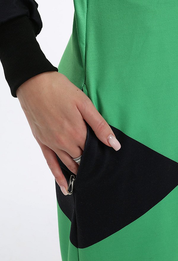 Halloween Women Shego Green and Black Contrast Hooded Onesie Pajamas Loungewear Adult Onesie Homewear Kigurumi Costume Outfit