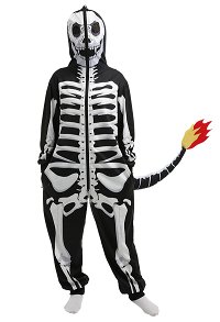 Damen Charmander Overall mit Kapuzen Pyjamas Onesie Homewear Kigurumi Jumpsuit Kostüm Cosplay Halloween Anzug