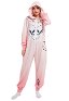 Halloween Dark Style Onesie Pajamas Cartoon Bat Pattern Long Sleeved Hooded Adults Onesie Kigurumi Costume Outfit