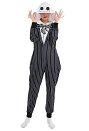 Halloween Mujer Rayas Homewear Onesie Pijama Adulto Kigurumi Ropa con Capucha Loungewear