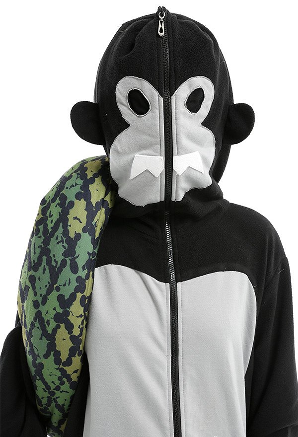 Women Orangutan Boa Constrictor Design Onesie Pajama Adult Onesie Homewear Kigurumi Hooded Loungewear Costume Outfits